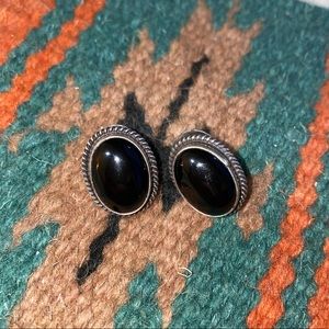 💠Native Sterling & Black Onyx Studs💠